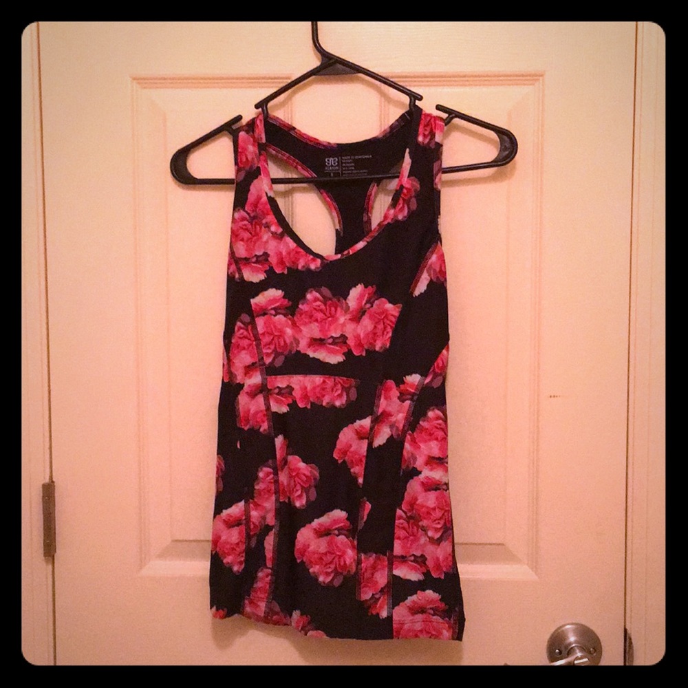 Albion Fit Floral Racerback Tank